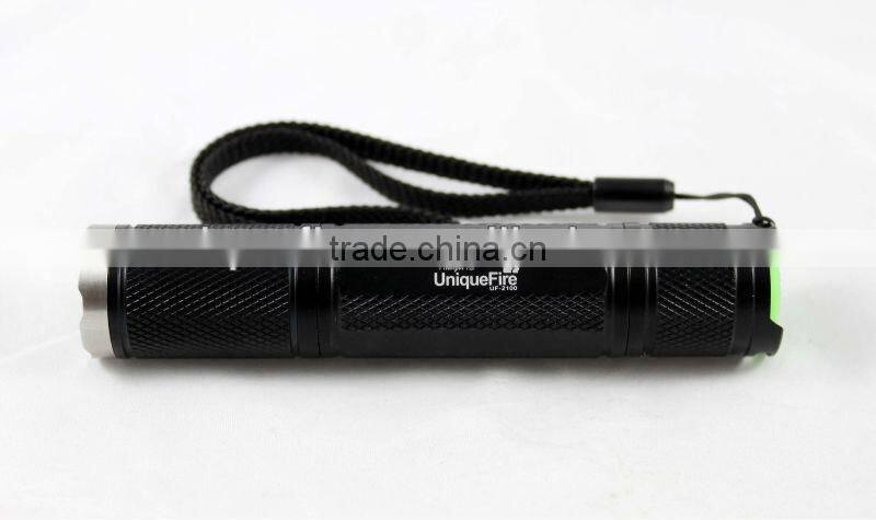 Shenzhen UniqueFire UF-2100 Portable Cree Q5 Led Rechargeable hand lamp with 18650 battery