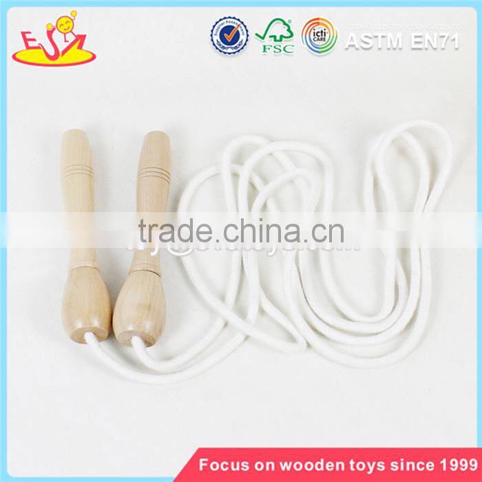 wholesale new kids toys wooden handle skipping jump rope primary color children wooden jump rope W01A292
