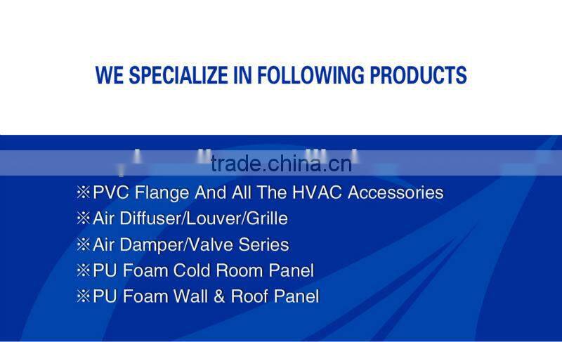 pvc / aluminium pipe flange/air conditioning duct accessories
