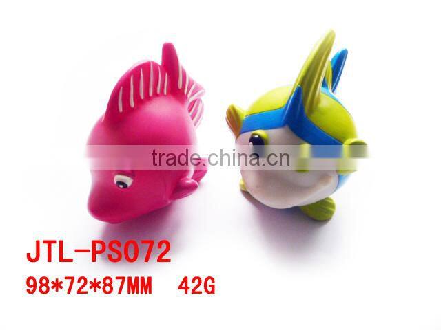 New Colorful Plastic Rubber Fish Toys