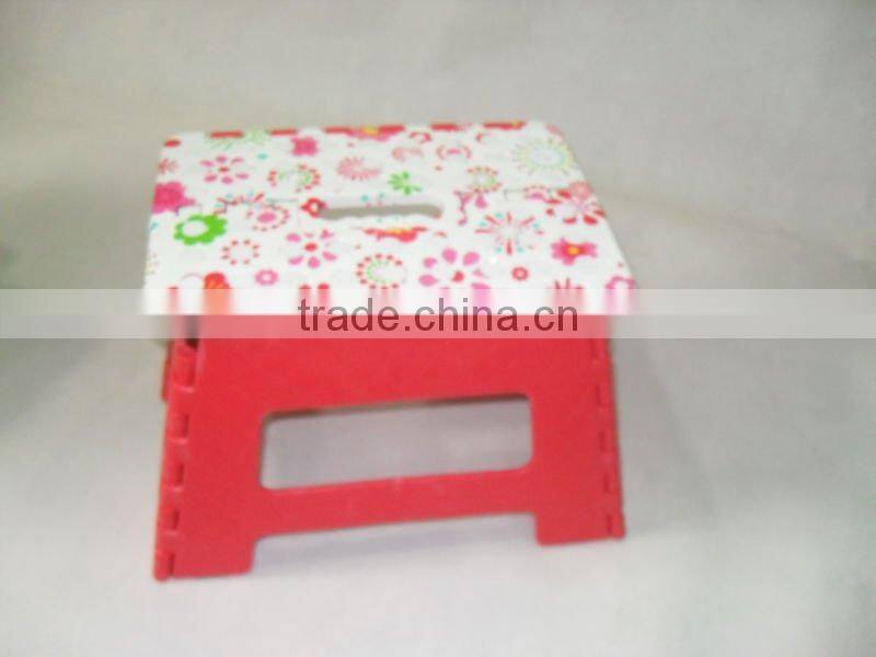 Plastic folding stool
