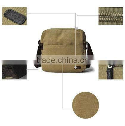 single canvas sling bag with boy