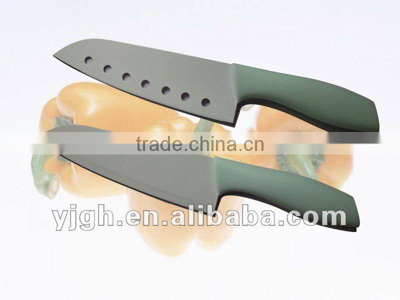 2pcs non-stick Santoku knife set