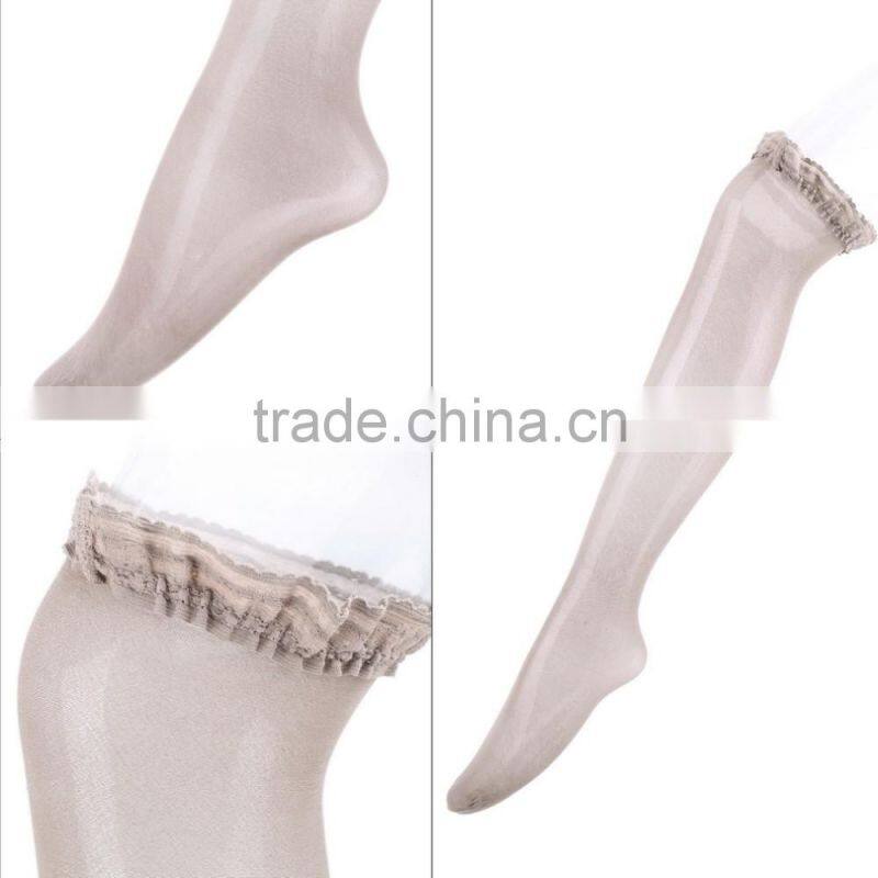 Ultrathin Lace Top Sheer Thigh High Sex Ladies Silk Stockings Fashion Style New