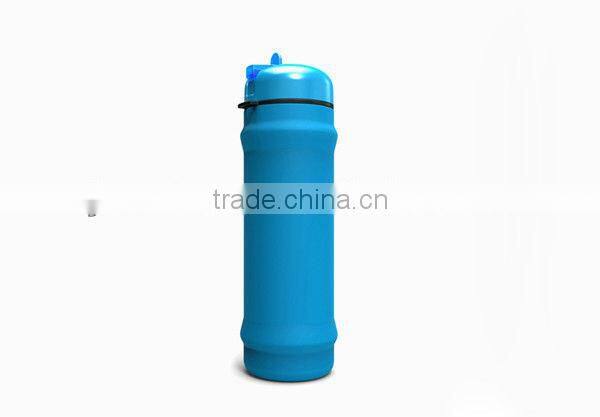 luxury sports water bottle made by eco-friendly silicone