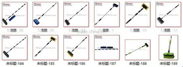 Soft PP Bristle Alloy Car Cleaning Wheel Brush