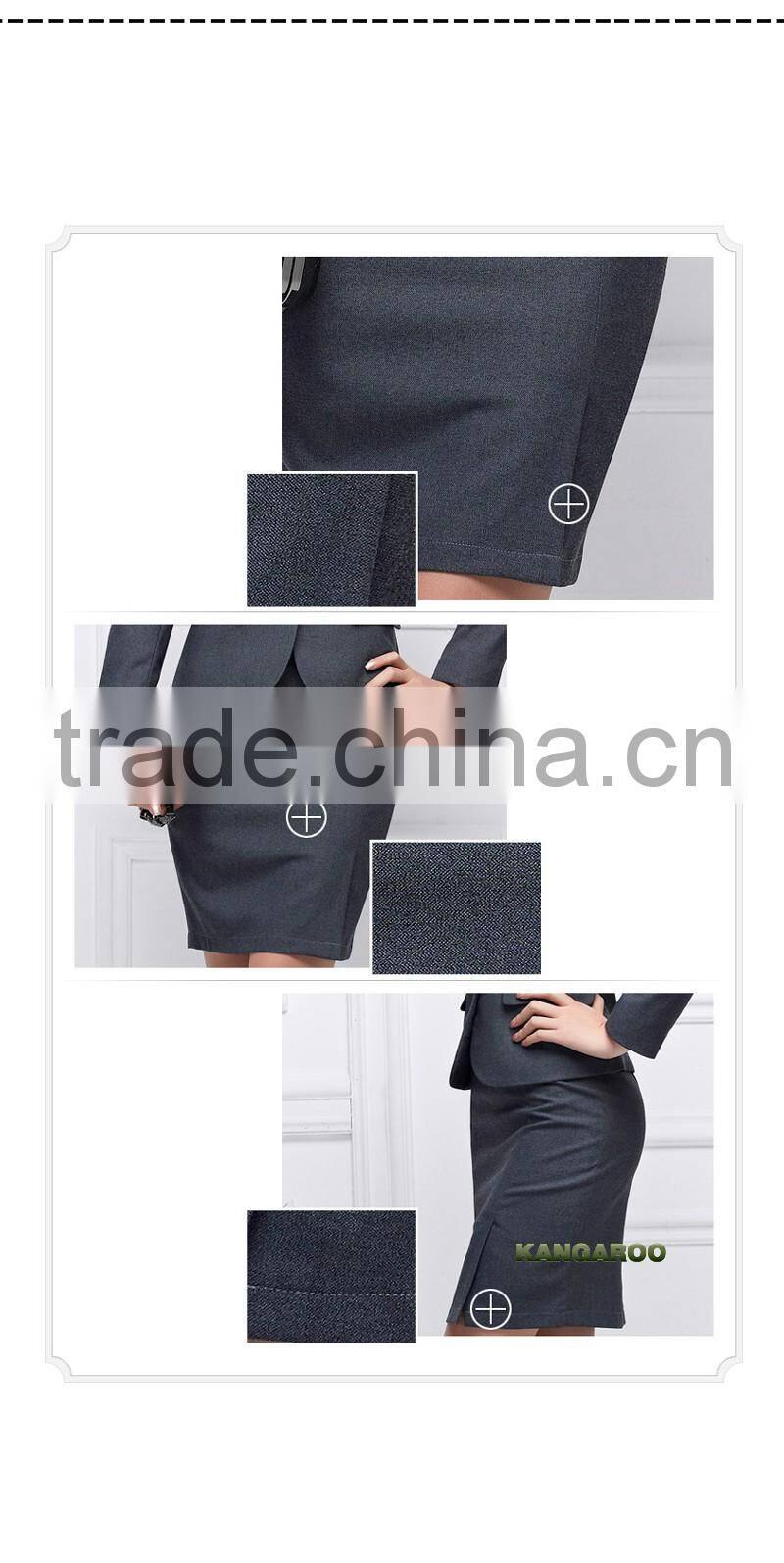 Xxl Plus Sized Office Women Pants Suit Uniform
