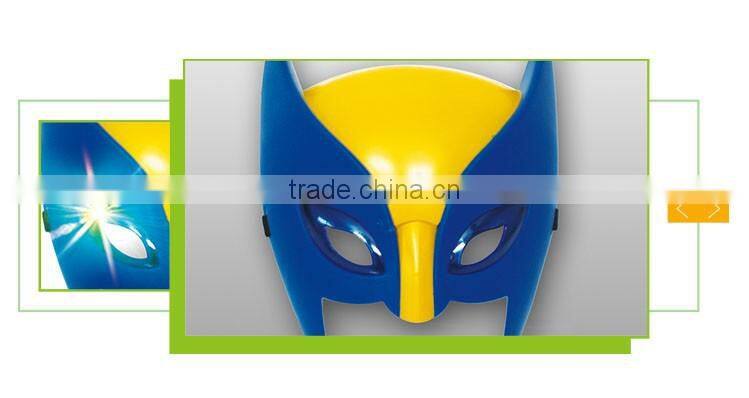 Funny cartoon led light up party mask masquerade masks for kids