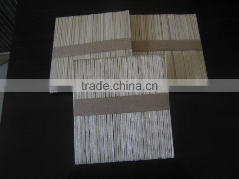 Birch wooden round edge eco friendly popsicle sticks