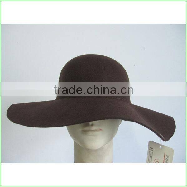 wool felt hat blank /womens wool felt hats/ cloche wool felt hat