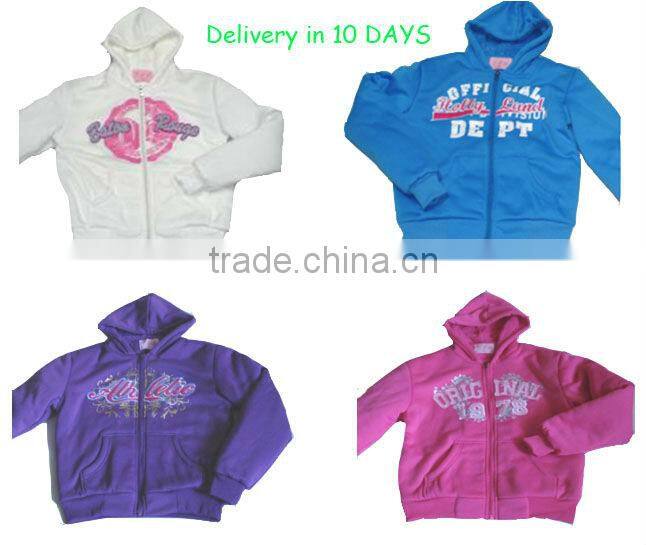 Stlye 016-19 Apparel Stock Cheap In-stock Ladies Hoody Jackets