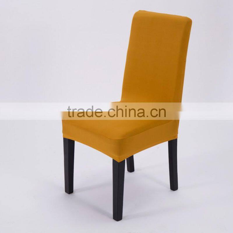 Free Shipping Dinning Home Chair Cover Wedding Solid Colors Spandex Dining Chair Covers For Wedding Party Chair Decoration