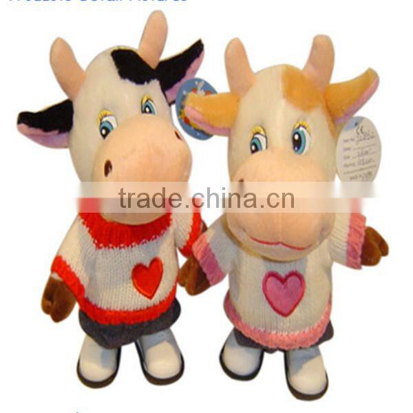 New soft dancing and music plush toys animal electric toys musical plush toys