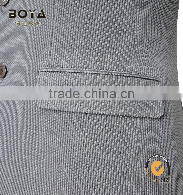 New arrival mens regular fit casual suit cheap blazer with contrast color lining