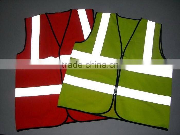 Wholesale Printing Logo Cheap Low MOQ Orange Yellow Green Safety Mesh Traffic Reflectors Incident Vest 3M Reflective Tank Top
