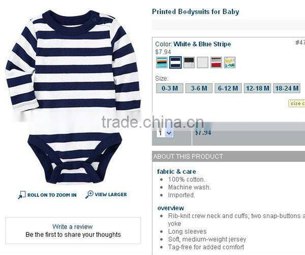 Baby clothes Factory,Make order,OEM baby romper,Hot sale infant clothes