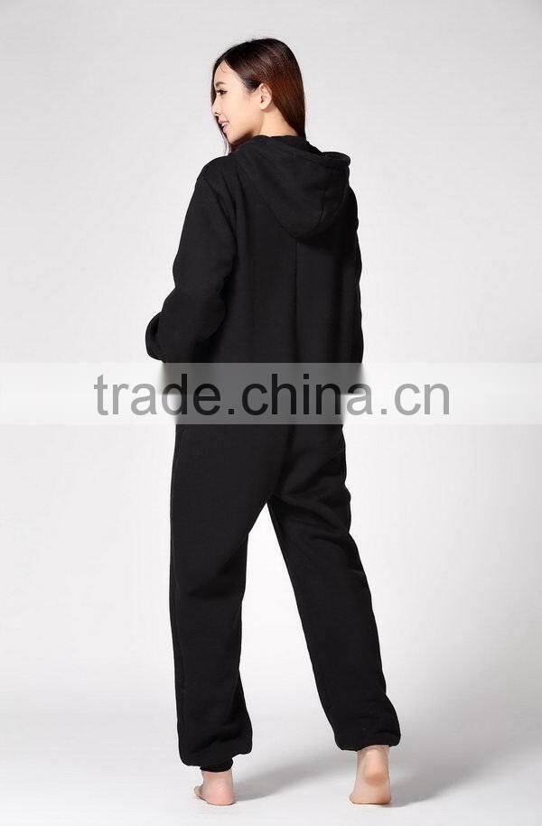 printed unisex adult fleece animal onesie plush jumpsuit for adults