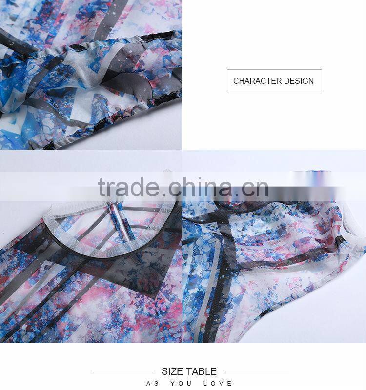 Latest blouse design pictures,3/4 sleeve loose blouse for high quality