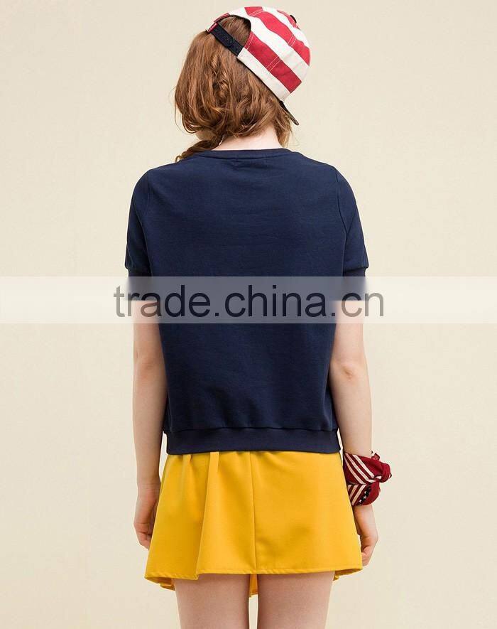 Cheap wholesale high quality stylish sweatshirt woman fashion