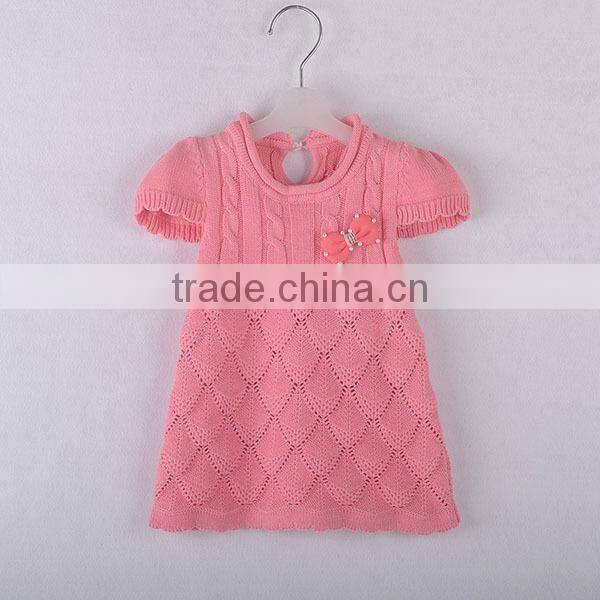 Dress Design 2014 Handmade Knit Baby Sweaters