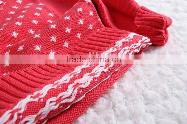 Latest design child winter sweater cotton toddler girl pullover