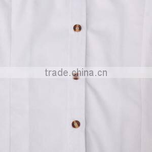 OEM factory wholesale fashion ladies white shirts