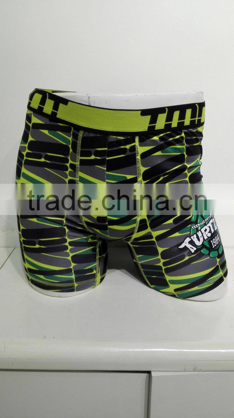 Custom dry fit Sublimation printing for men boxers and underwear