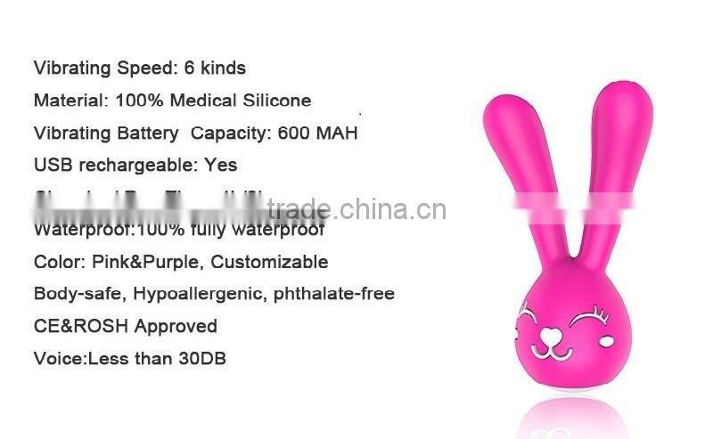 Newest Design Vibrating Sex Toys Cute Rabbit Jump Eggs