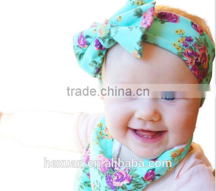 kids Girls Bow Hairband Turban Knot Rabbit Ear Headband Cotton Headwear