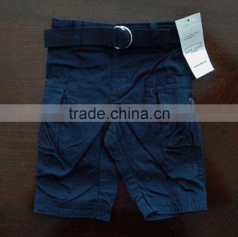 Infant Boys Toddler Pure White Oxford Shirt and Pant Set