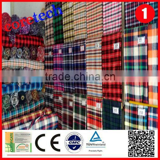 Hot sale comfortable cvc yarn dyed fabric factory