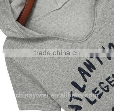 Long style 3/4 sleeve hoodies