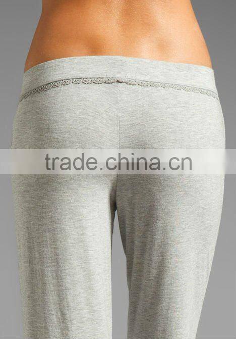 comfortable lace slim pant