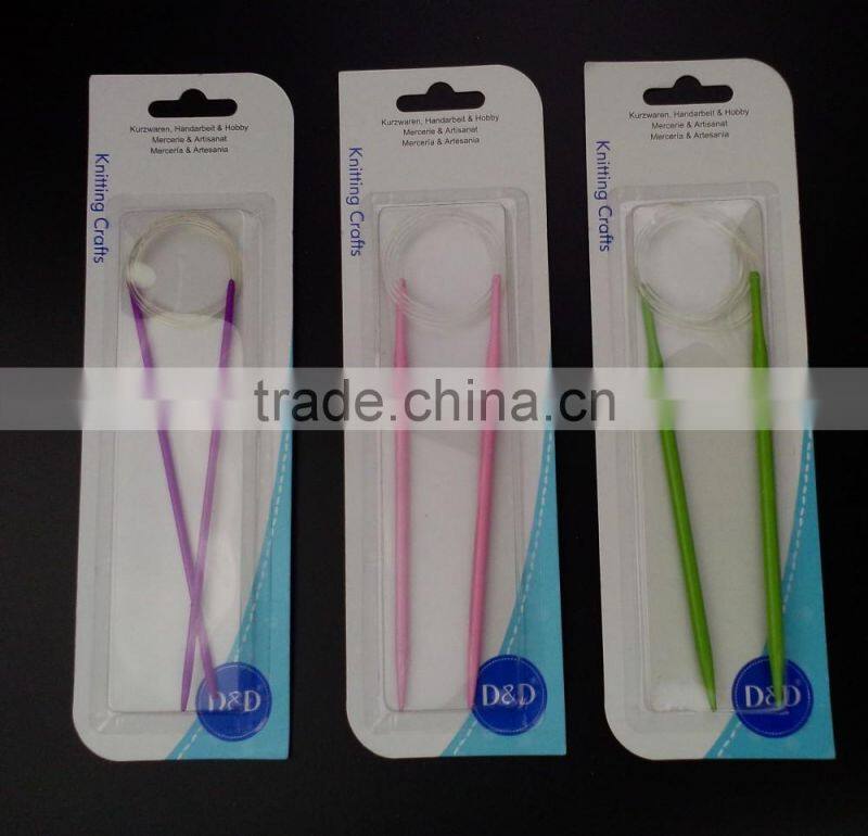 D&D colorful aluminun circular knitting needles