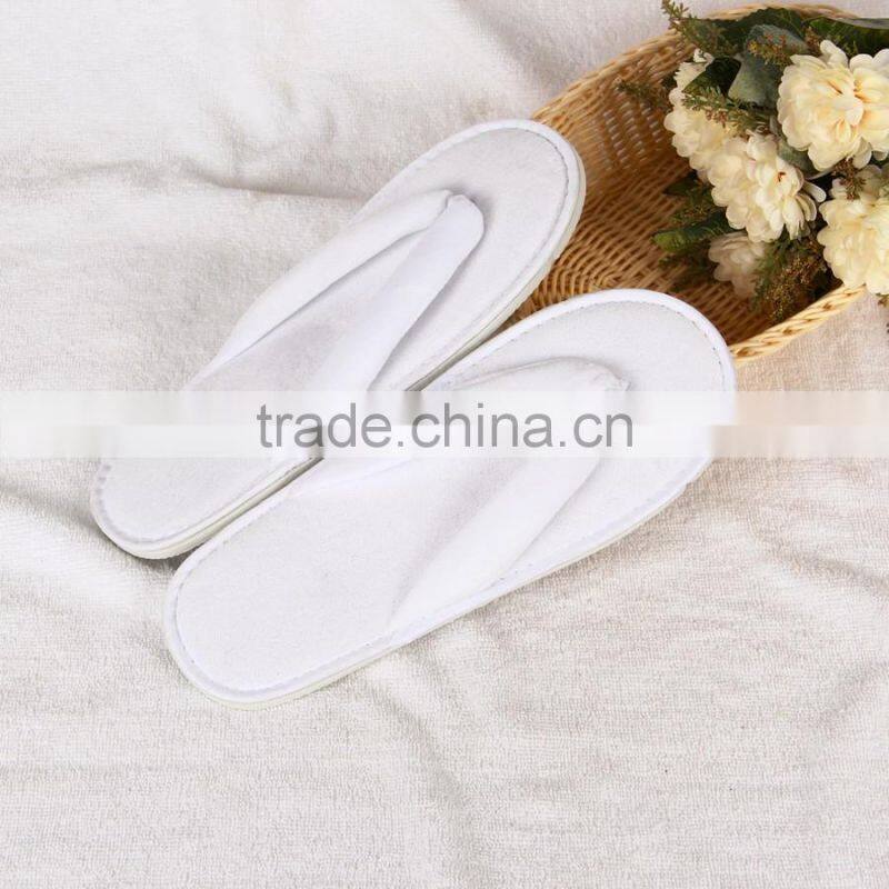 terry cloth anti slip flip flops hotel slipper wholesale