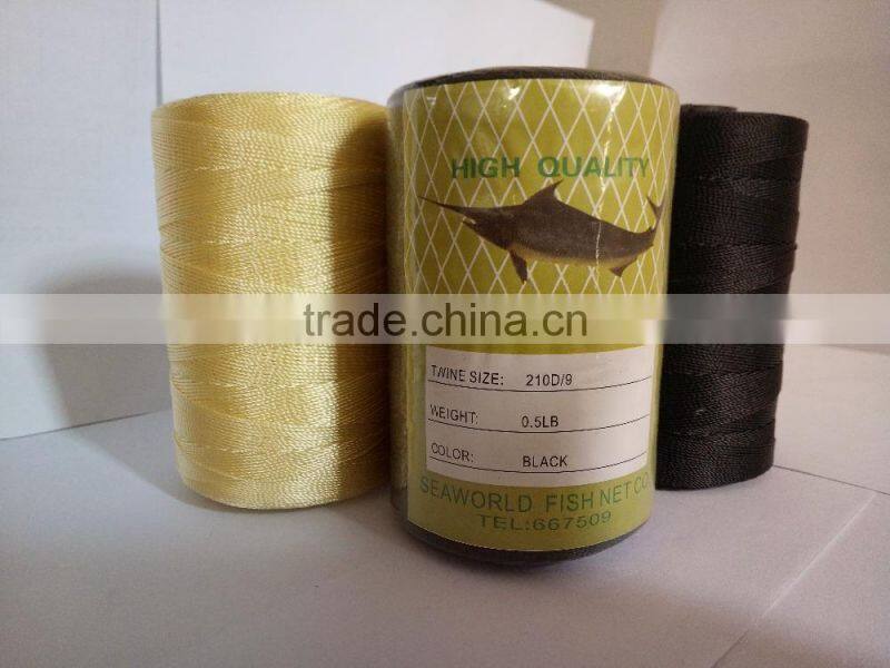 Fully stocked High tenacity industrial sewing thread