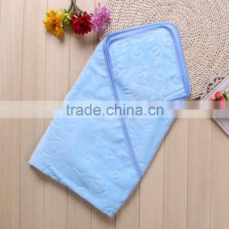 Super soft cotton embossed baby carrying towel