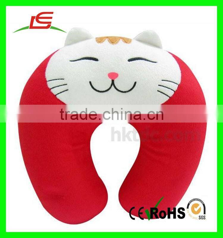 Custom Comfortable Stuffed Shrimp Meat U Shaped Neck Pillow for Sale