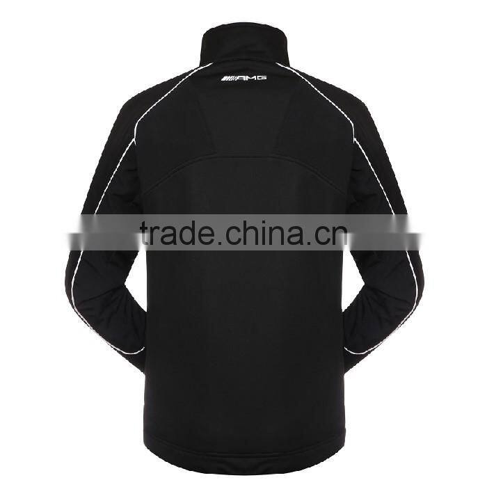 Private logo black softshell jacket
