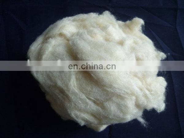 100% Silk Noils White