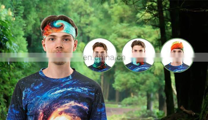 100% seamless Microfiber Polyester customized Bandana, Multipurpose Bandana
