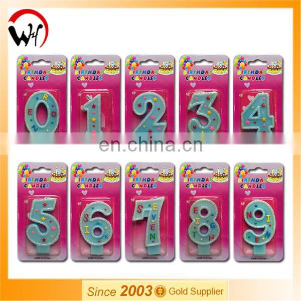 baby shower craft number candle wholesale