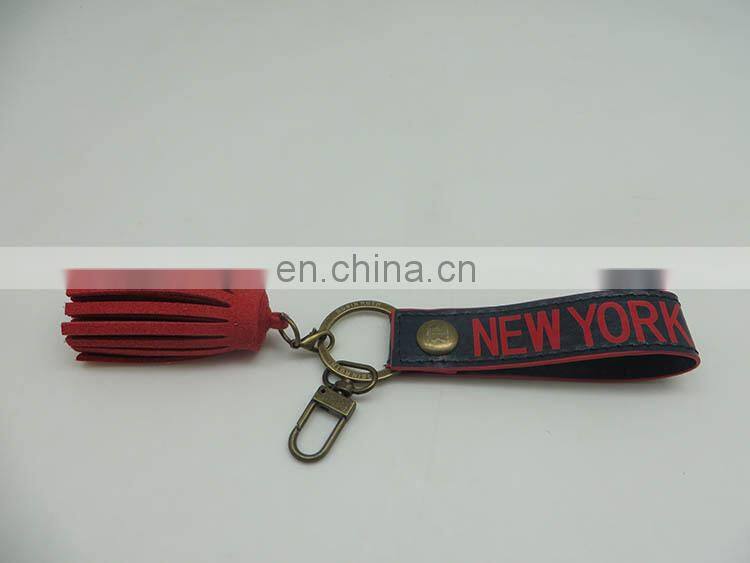 Various Kinds Personalized Design PU Leather Souvenir Keychain