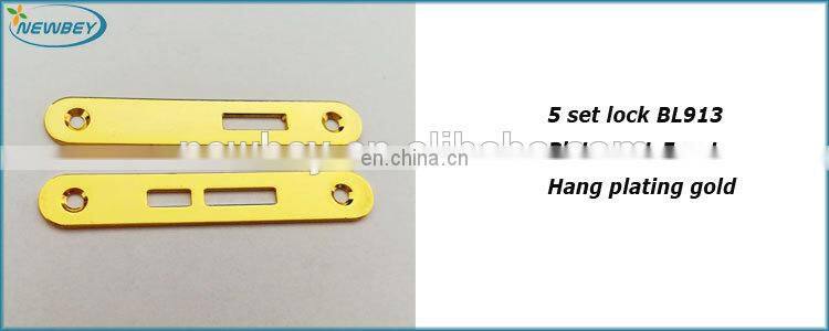 Gold Color Wooden Jewerlry Box Lock Wooden Case Lock In Five Set