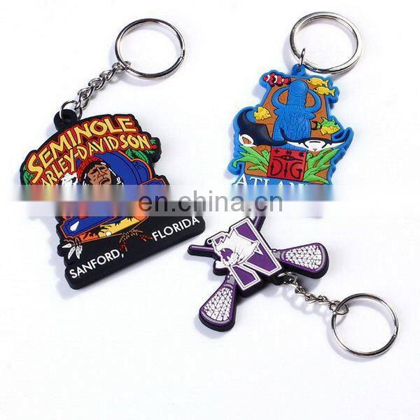 cute nice promotional car shape silicone keyring with logo keychains
