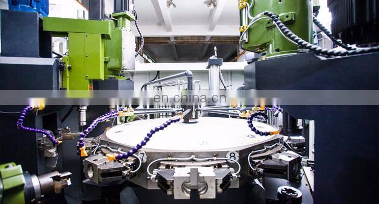 Low cost heavy cutting metal horizontal turret CNC metal engraving milling machine