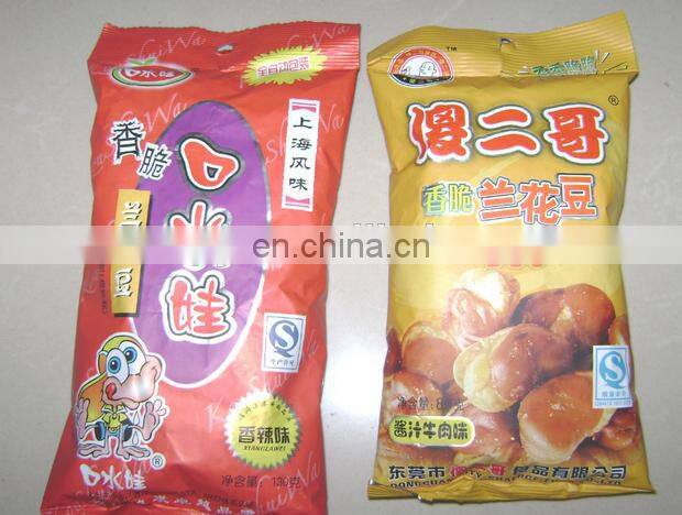 Automatic snack food sugar packing and sealing machine/Automatic triangle bag snack granule packaging machine