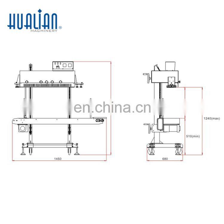 FR-1370LD HUANAN High Quality Fast Bag Sealing Machine