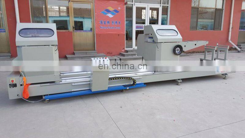 Heavy-Duty type Aluminium Window frame making Machine LJB3A Double Head Mitre Saw Cutting Machine