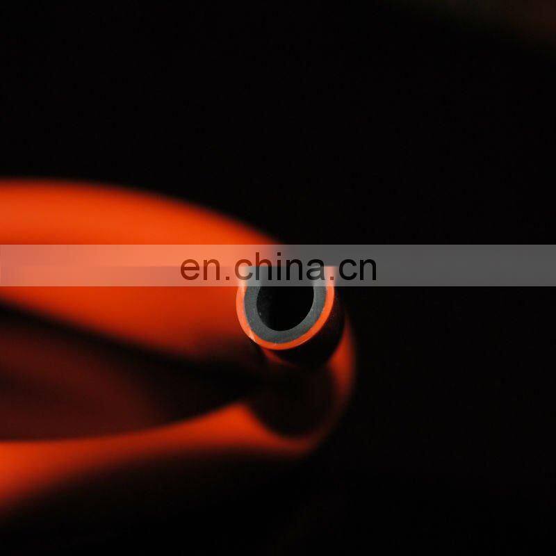 South America popular PVC LPG gas hose pipe, red color, 300 feet or 100 yard per roll, customer logo printed